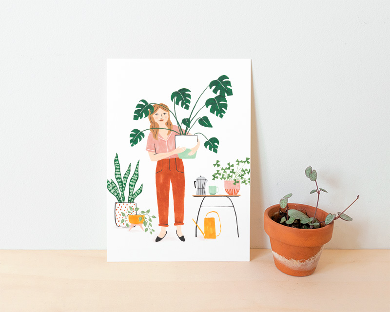 kaart planten liefde