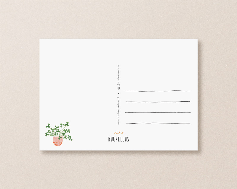 Kaart plant lady - Afbeelding 4