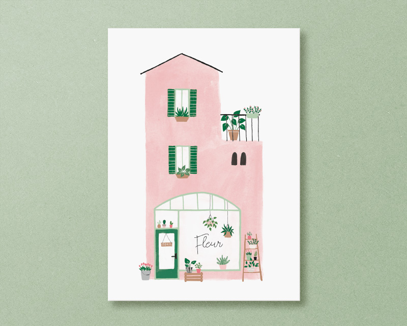 kaart planten huisje